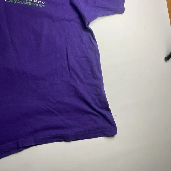 VTG 1994 Motocross Racing Purple Shirt Mens XL Canada Made (Read) - Picture 6 of 14